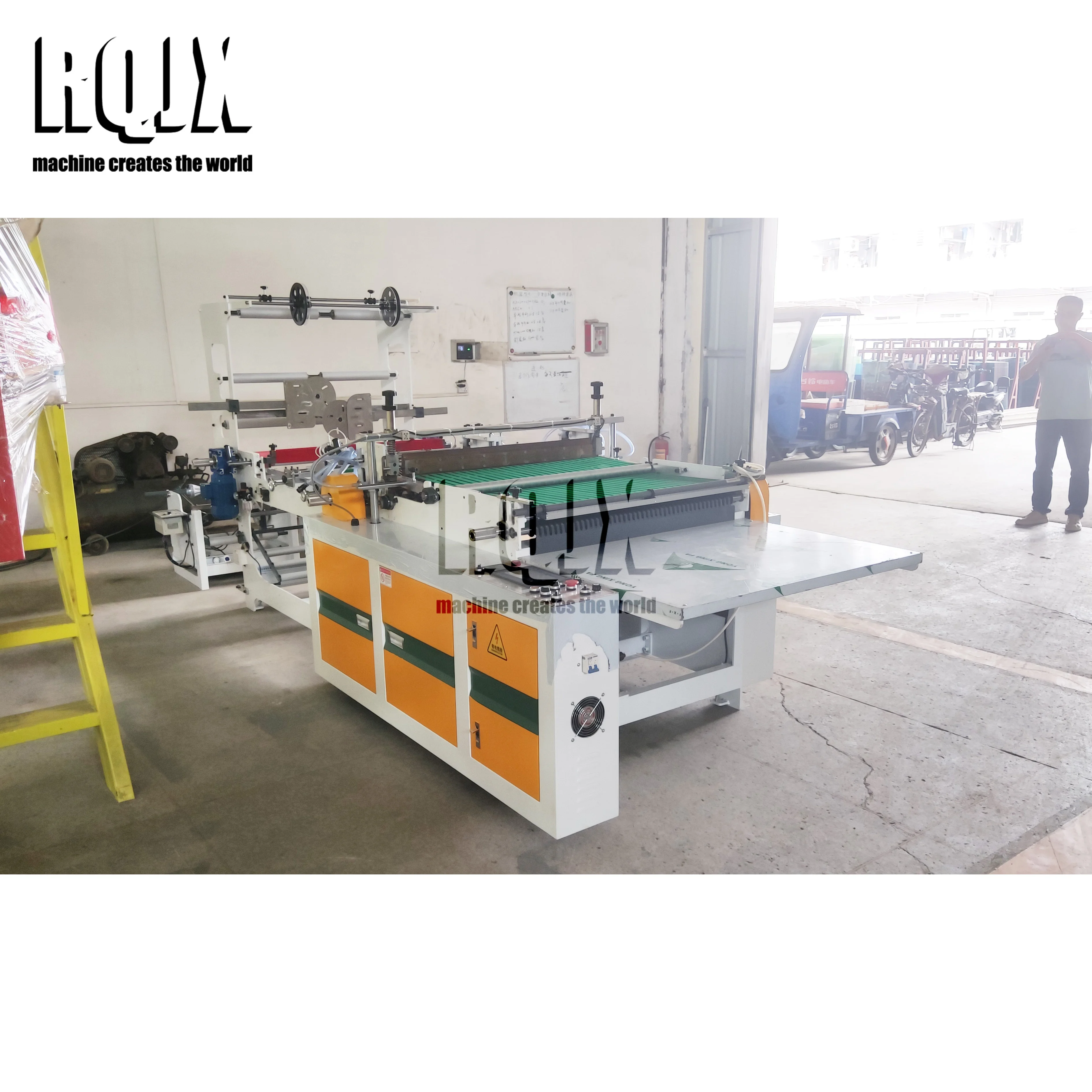 automatic recycle plastic garbage bag forming machine PLA biodegradable PE shopping T-Shirt vest Bag Making Machine