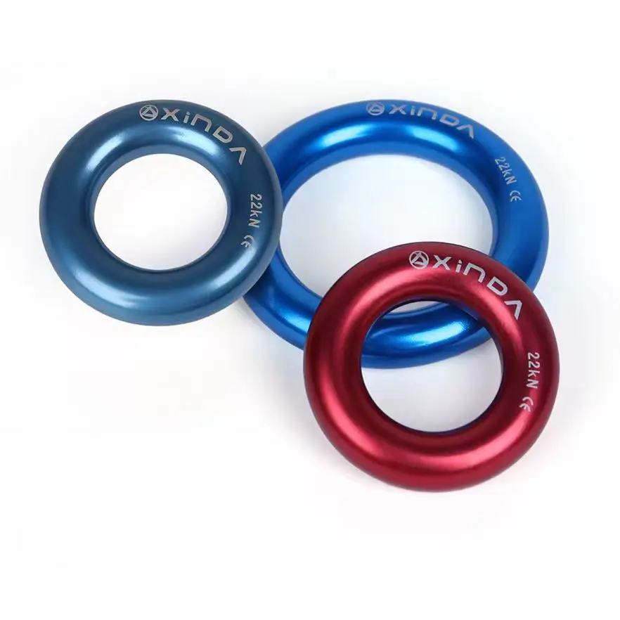 Custom 304 316 Stainless Steel Mountaineering D-buckle 7075 Aluminium 25KN 30KN D-buckle