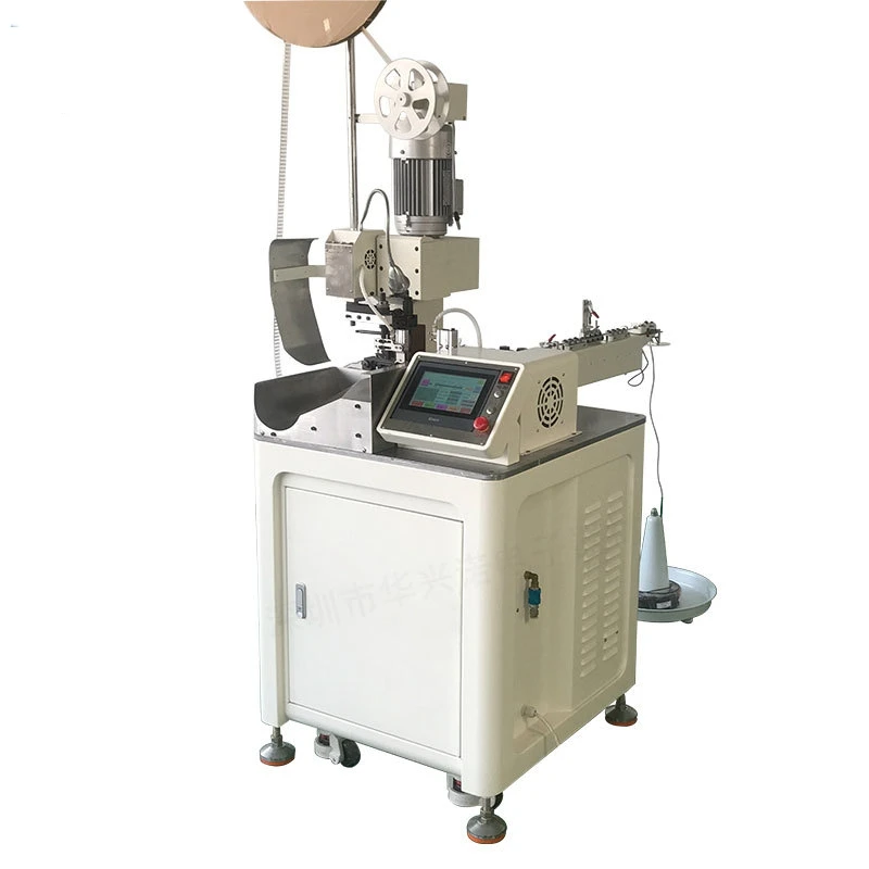 AM201 Fully Automatic Single Head Terminal Crimping Machine Wire Cutting Stripping Crimp Machine