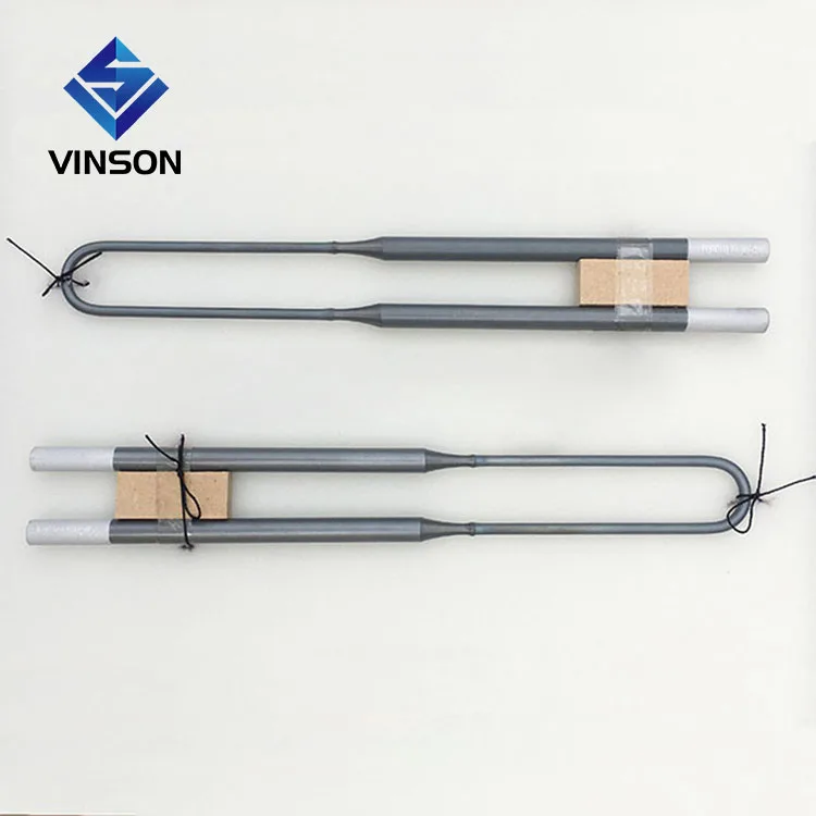 High temperature 1700C 1800C Molybdenum Disilicide electric heater mosi2 furnace heating element
