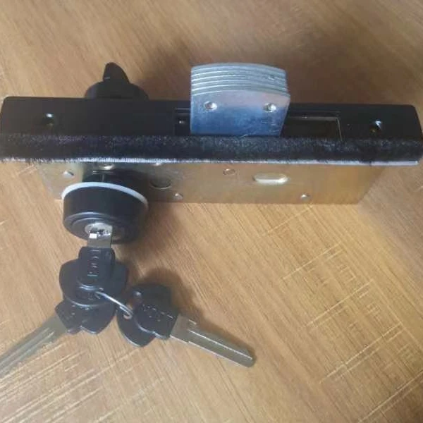 High Quality Aluminum Alloy Backset Hook Bolt Mortise Lock Adjustable Mortise Hook Lock Glass Door Lock Set