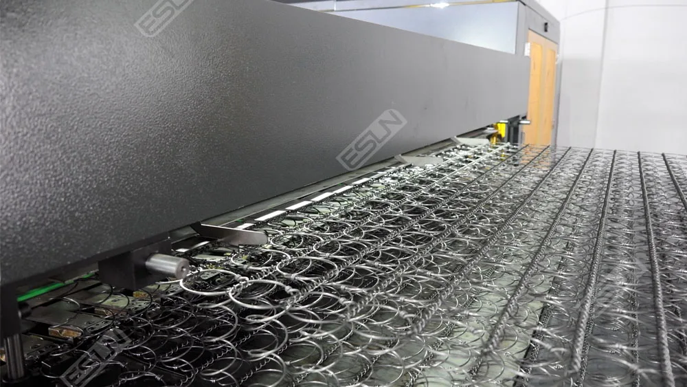 EAM-200 Automatic Bonnell Spring Assembling Machine For Mattress