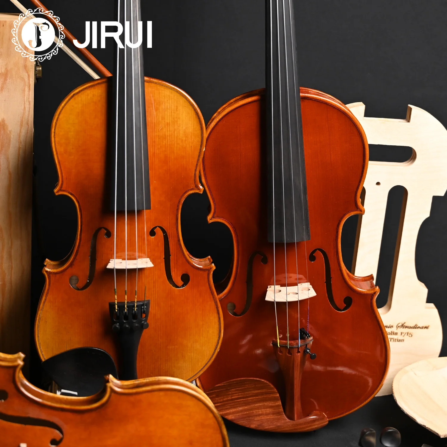 Handmade Professional 4/4 Violin Top Selling Advanced Flamed Maple with Spruce Face Nice Violin for Performance Intermediate A+