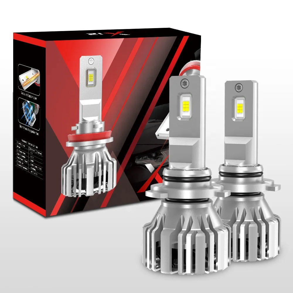 Non Polarity X12 9005 9006 H7 H11 Car Head Lamp 10000LM 45W Most Powerful LED Headlight Bulb For Motorcycles