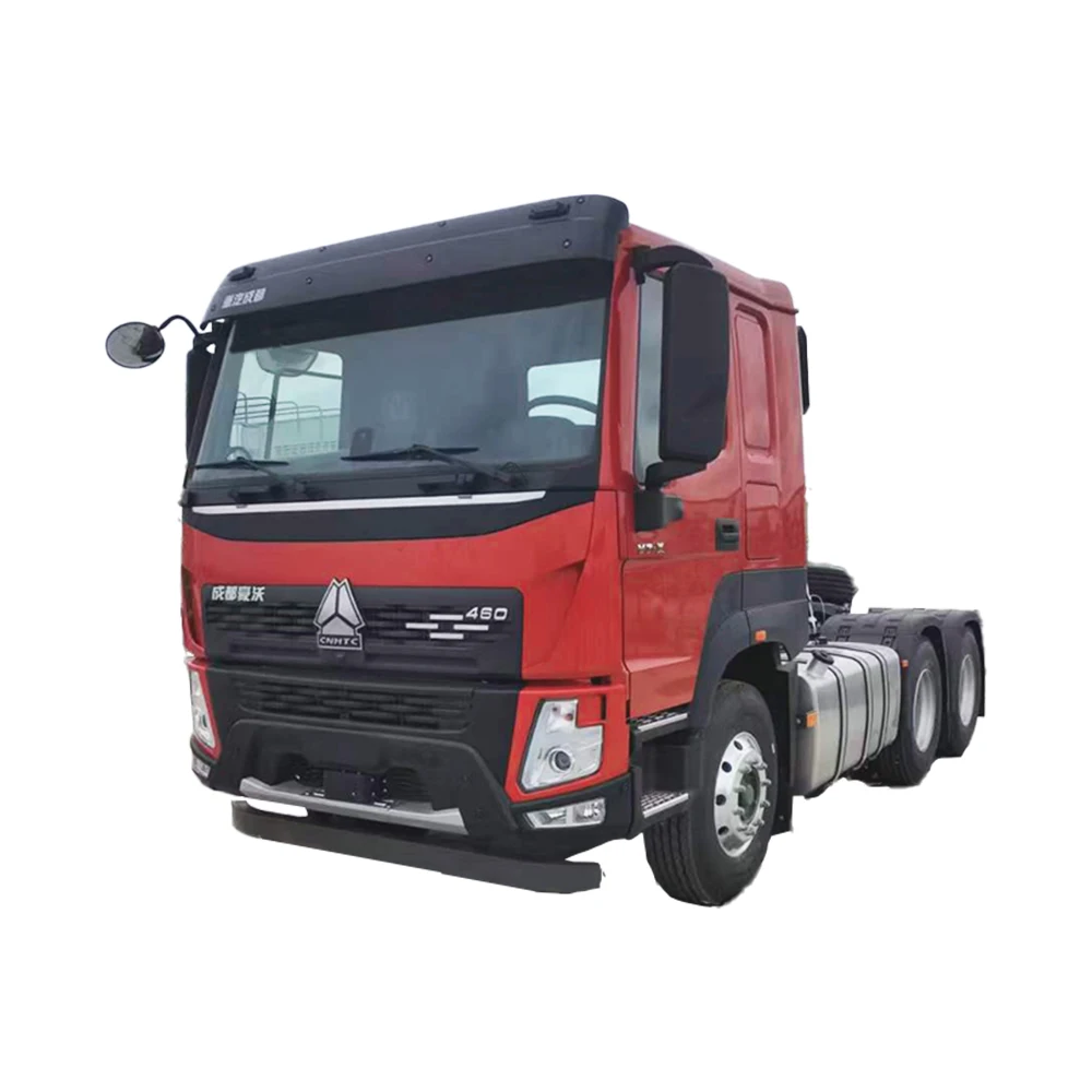 Secondhand Sinotruk Howo 6x4 10 Wheelers V7-X Model Euro II 371 375 380 400 420 Tractor Trailer Horse Truck