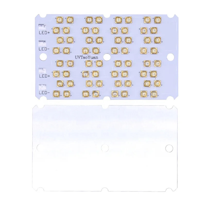 High Power Radiant LED UV Light Deep UVC LED Array Module with 60degree Quartz Glas Source SMD3535 265nm 275nm 280nm 285nm 295nm