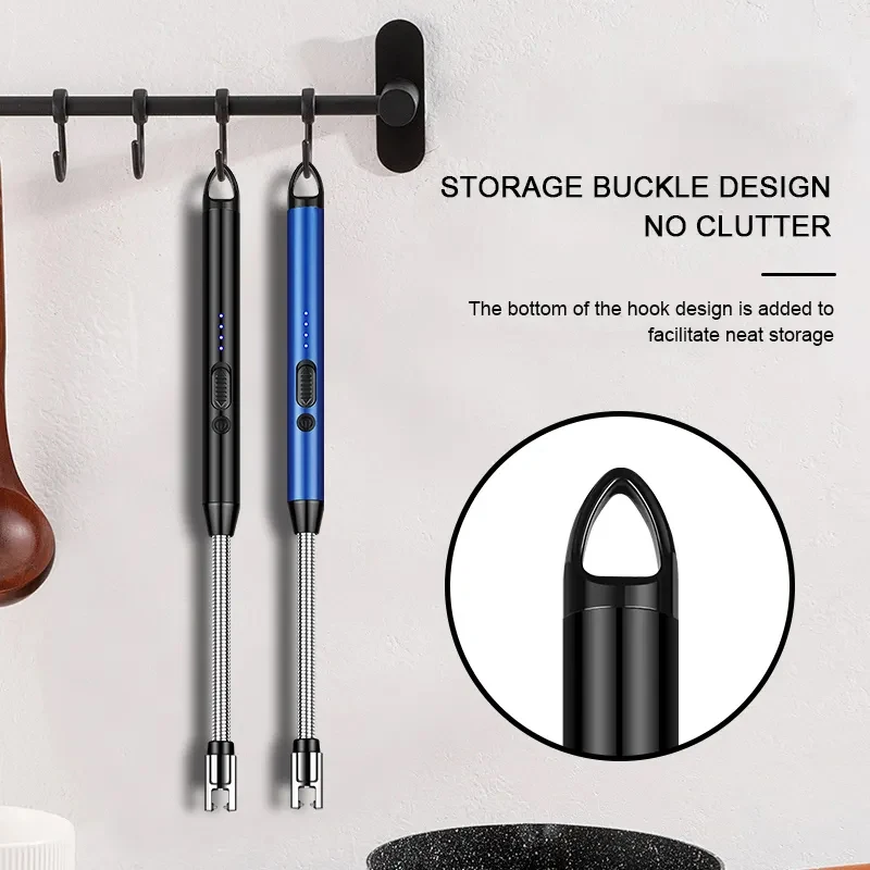 2024 Fren Company New  Custom Logo Smart  luxury Professional USB Plasma Electric Candle Lighter Long Metal lighter