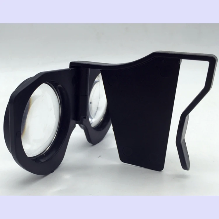 Black Foldable Mini VR Glasses Virtual Reality 3D Viewer Glasses for Android iOS Smartphones