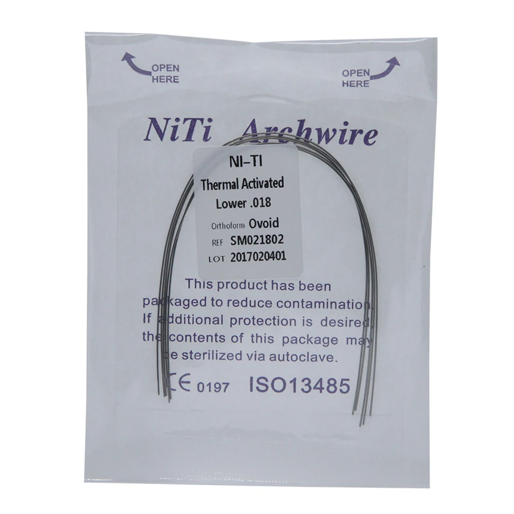 Hot items dental orthodontic niti heated-activated arch wires
