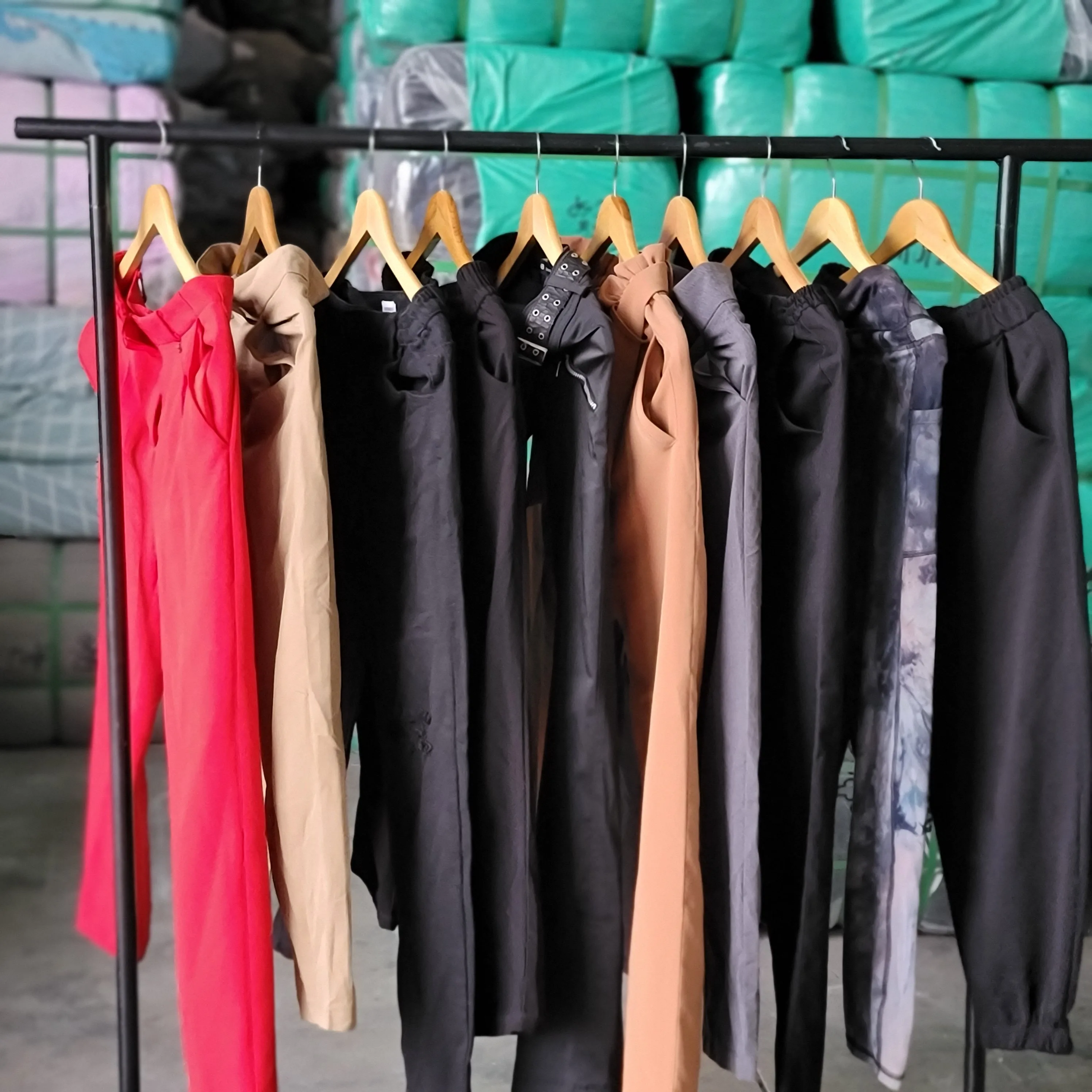 Factory Wholesales Used Casual Women Pants Second Hand Clothes Ladies Casual Pants For Selling Africa