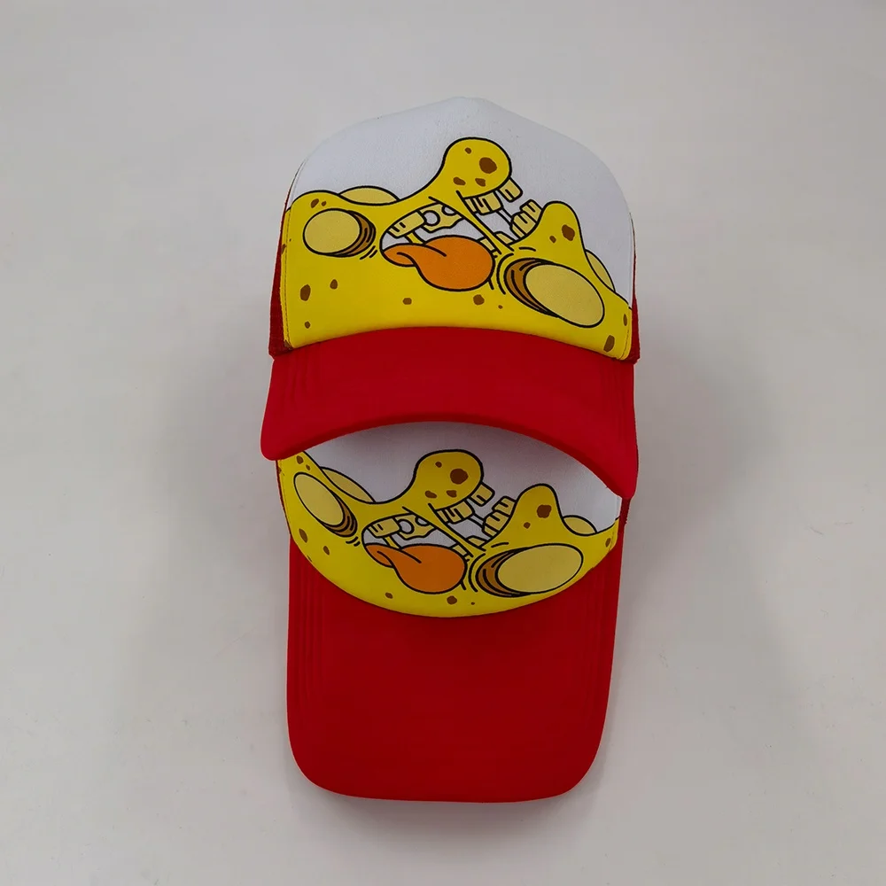 Factory Custom Logo Embroidered Screen Sublimation Print 5 Panel 3d Puff Printing Mesh screen printing Trucker Hat cap