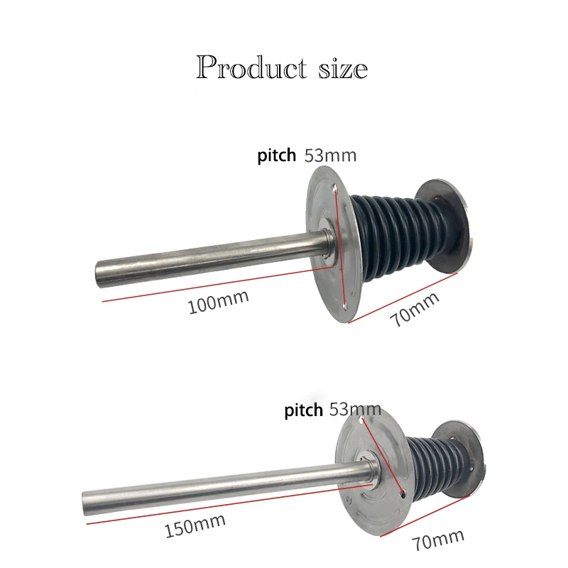 Stainless steel 15 cm 10 cm cold storage door accessories safety escape push rod ln side Release Handle