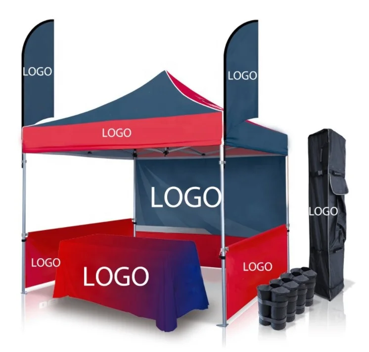 High Quality Waterproof Removable  3x3m Gazebo Outdoor Advertising Pop Up Tent Folding Trade Show Tent Aluminum Canopy