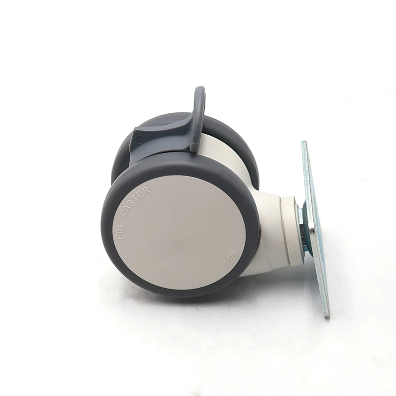 Плоские красные/оранжевые ролики из полиуретана с железным сердечником 4, 5, 6, 8 дюймов, ролики для тележек, хорошие Твердые ролики для обработки материалов на колесах