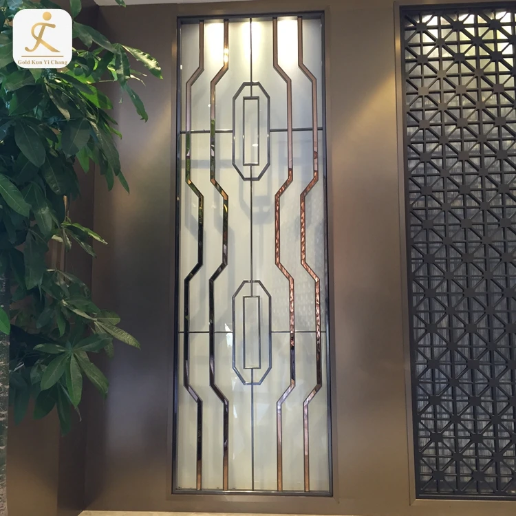 Laser Cut Metal Screen Divider Home Stainless Steel Room Partition Panels