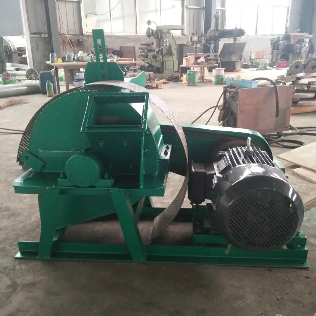 Automatic wood hammer mill machine small crusher for wood sawdust HJ-MX500