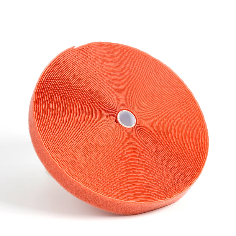 Factory direct sales 100%nylon colorful Velcroes hook and loop nylon fastener tape