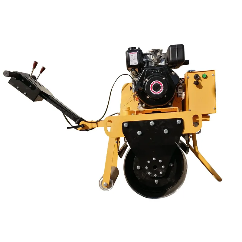 Mini Small Road Roller Price Hydraulic Asphalt Manual Vibrating Concrete Full-drive Walk Behind Road Roller