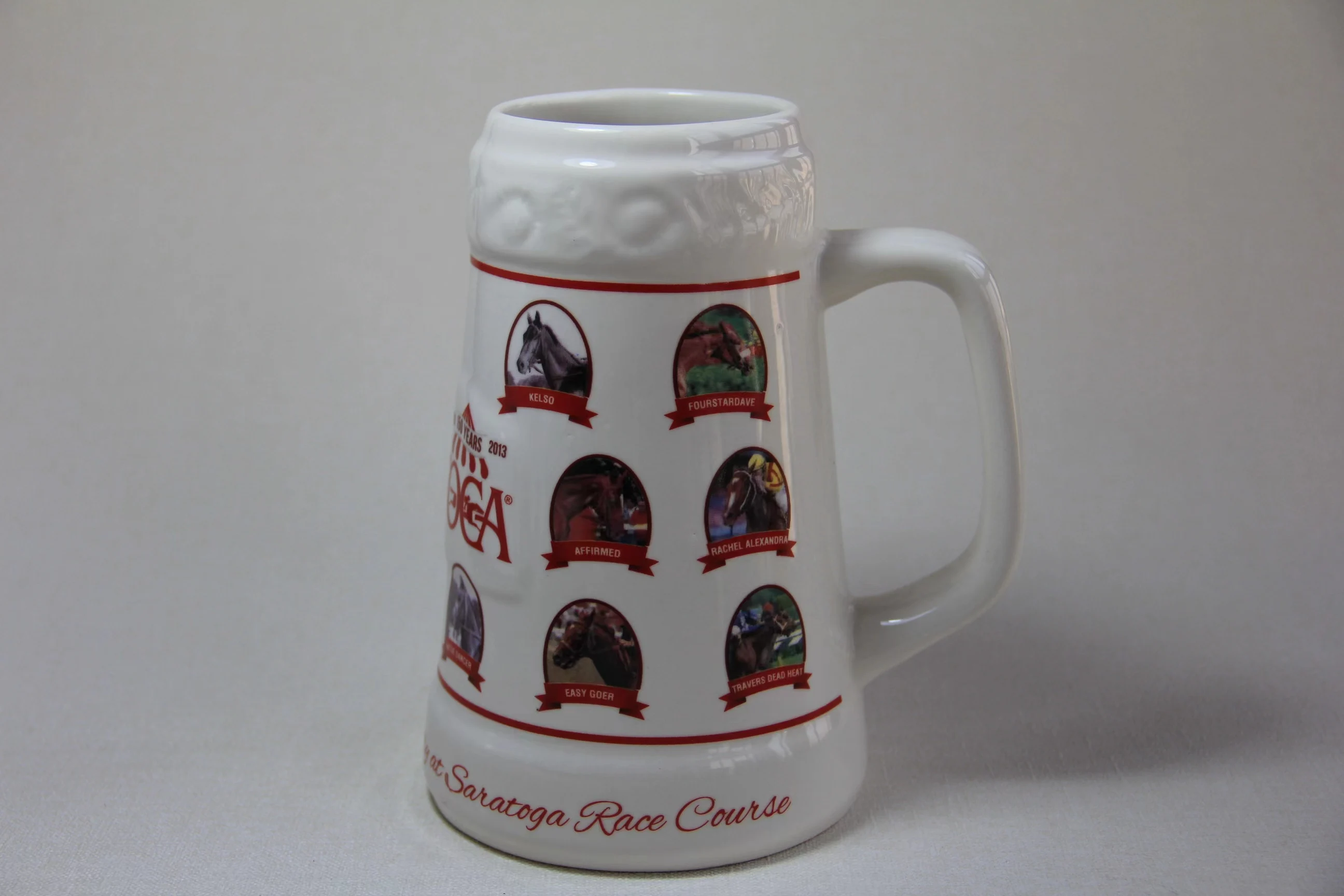 Wholesale Ceramic Beer Mug With Handle Large Capacity Drinking Mugs Printing Pattern Customization