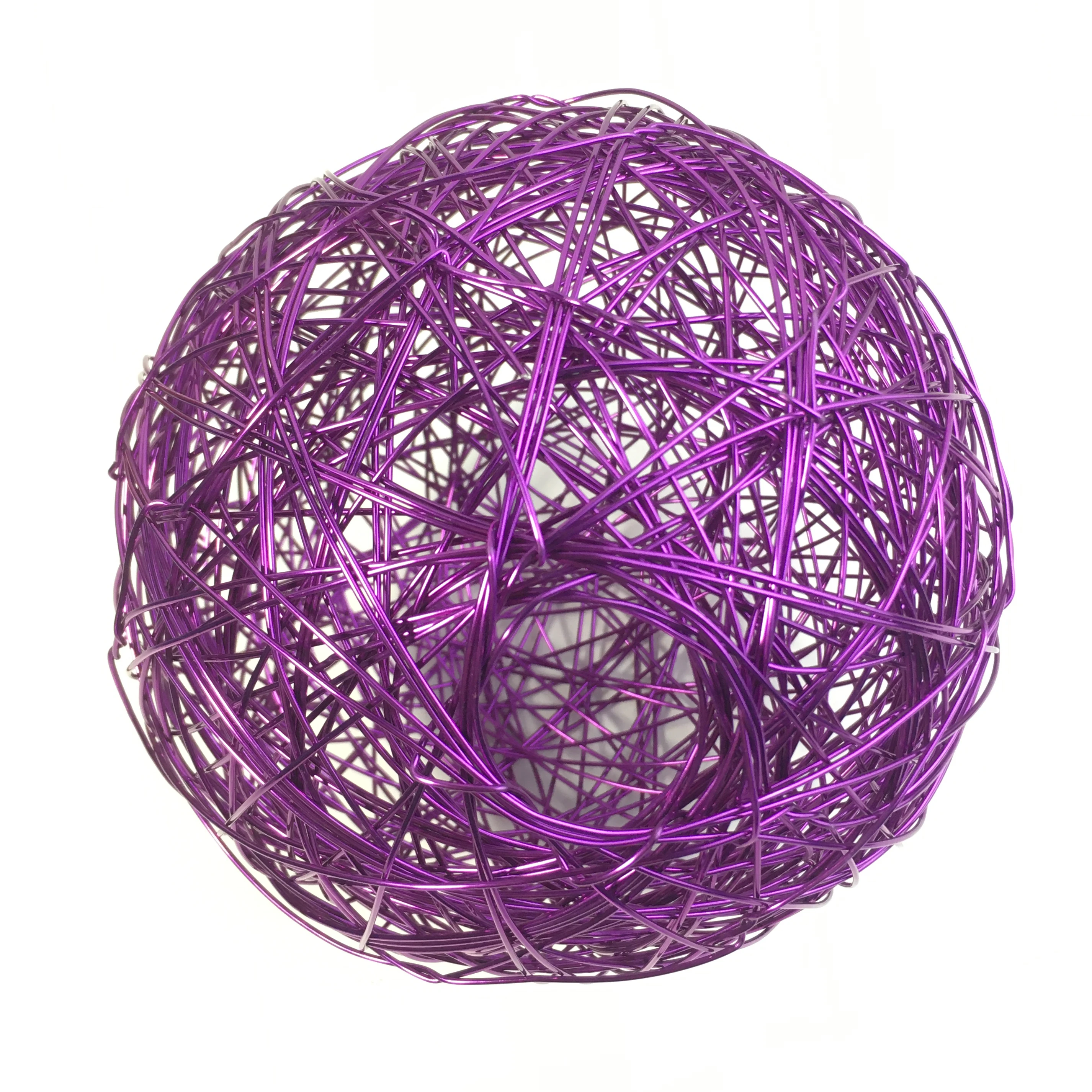 Aluminum wire lampshade Hollow straight ball outdoor landscape light design round ball chandelier ornaments