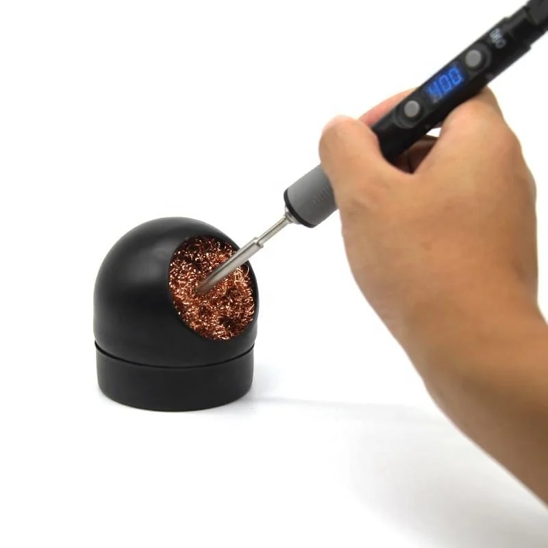 Factory Hot Selling With Electric Solder Iron Stand Holder Soldering Iron Head Cleaner