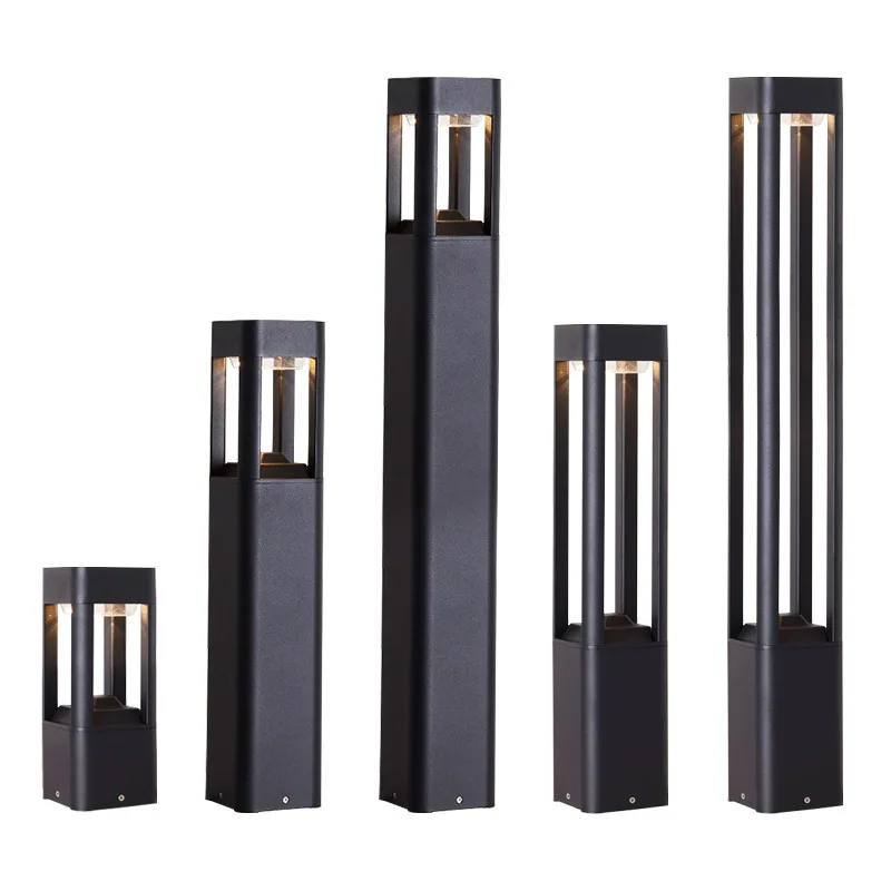 Wholesale waterproof ip65 bollard light garden landscape light ground outdoor aluminum  led lawn light