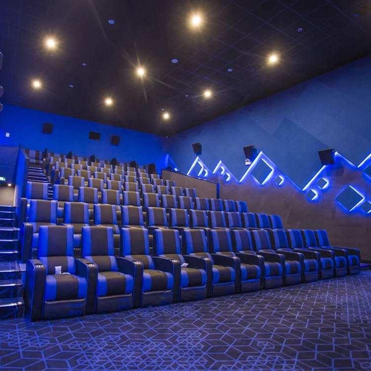 Modern Theater furniture reclining home cinema seats power movie leather cinema theater seating for public cinema hall