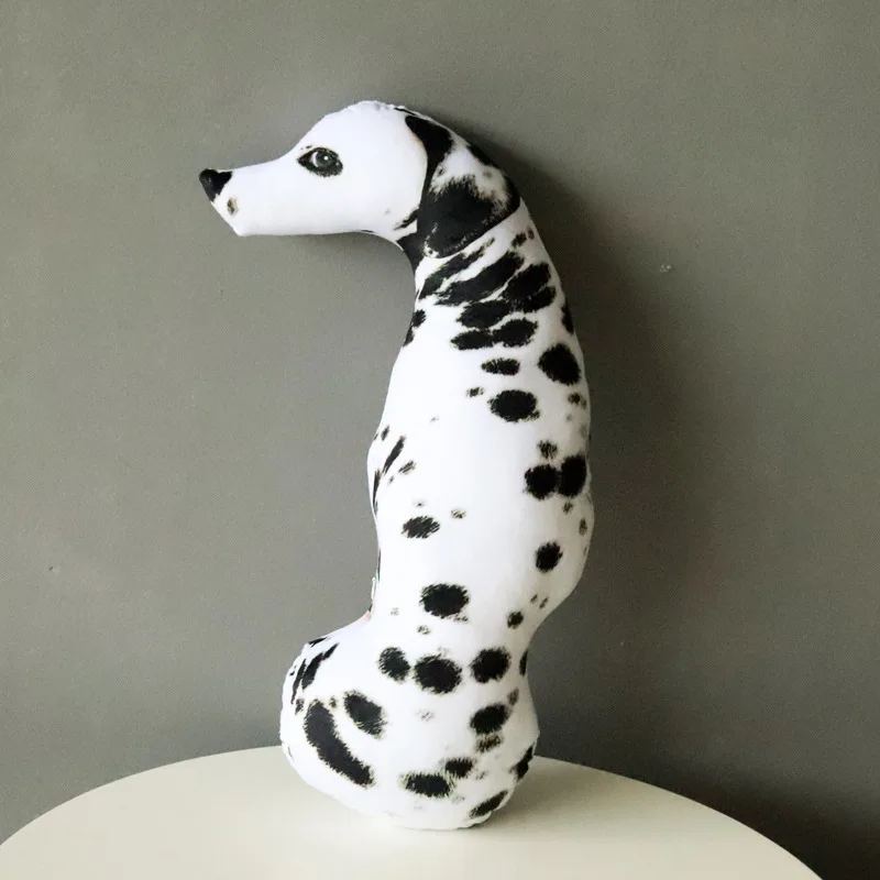 Stuffed Animal Throw Plushie Cushion Pillow Doll Plush Pillow 3D Simulation Dog Pillow For Sofa