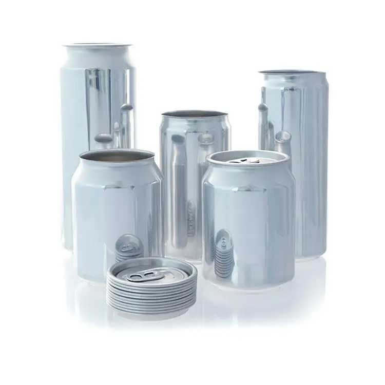 High Quality 250Ml 330Ml 500Ml Sublimation Aluminum Can  Carbonated Drink for Beer Soft Drinks