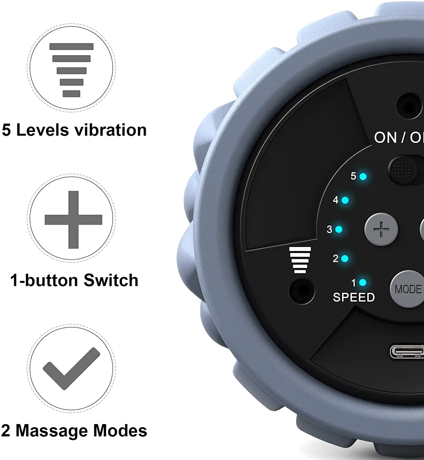 Gym Massage Custom Logo Fitness Gym Electric Vibrating Epp Muscle Fitness Foam Sports Rollers Soft Mini Foam Roller