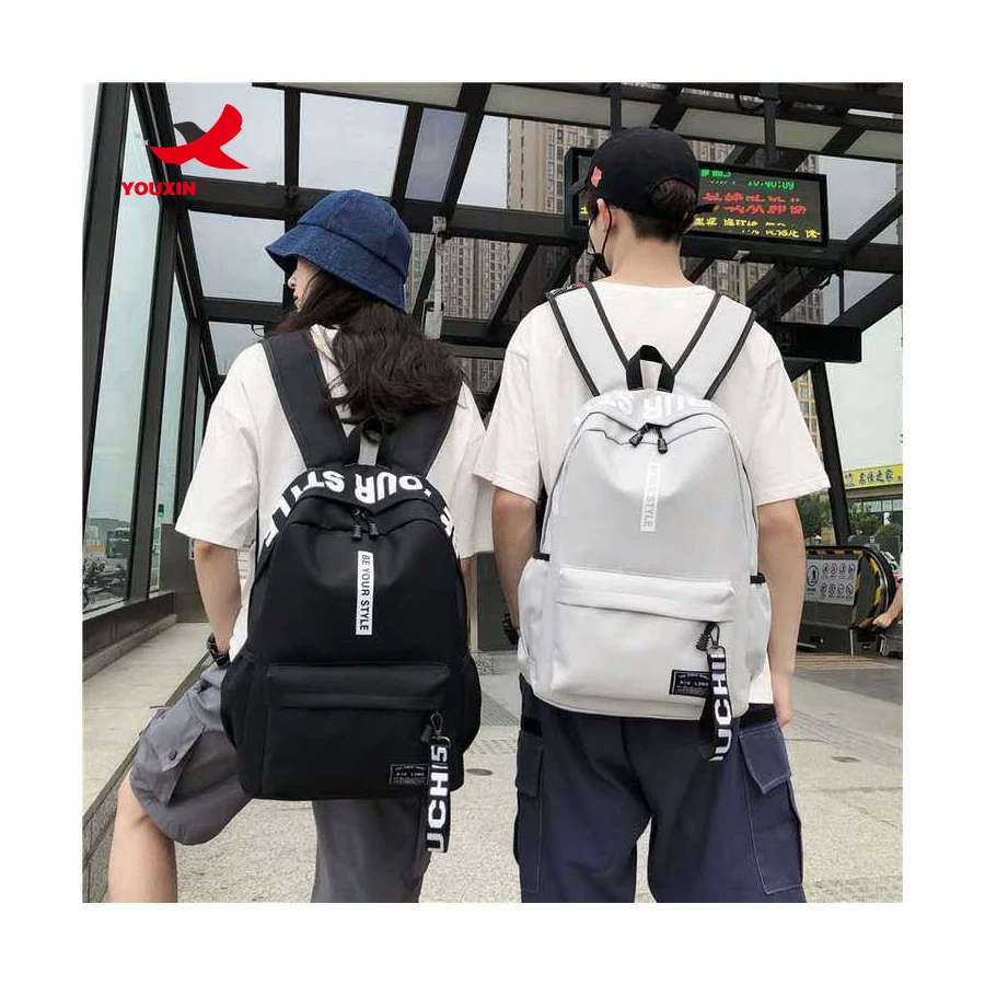 Рюкзак холст большой вместимости студенческий Модный маленький свежий рюкзак корейский стиль школьная сумка