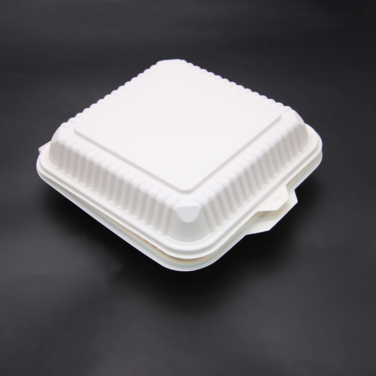 Customized takeaway packaging containers bio degradable food boxes bamboo tableware