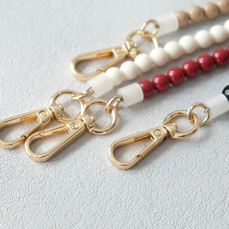 RW Bulk 120cm Crossbody Acrylic Bead Chain Strap Mobile Phone Hanging Necklace Bag Accessories Purse Handle Belt