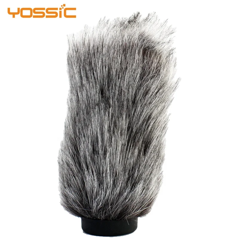 Fur Wind Microphone Cover Muff Windscreen Sleeve Shield For interview microphone