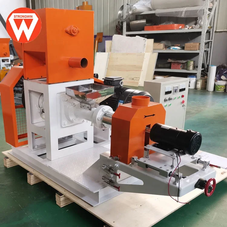 
Henan Strongwin fully automatic pet food production line for making dog cat food 