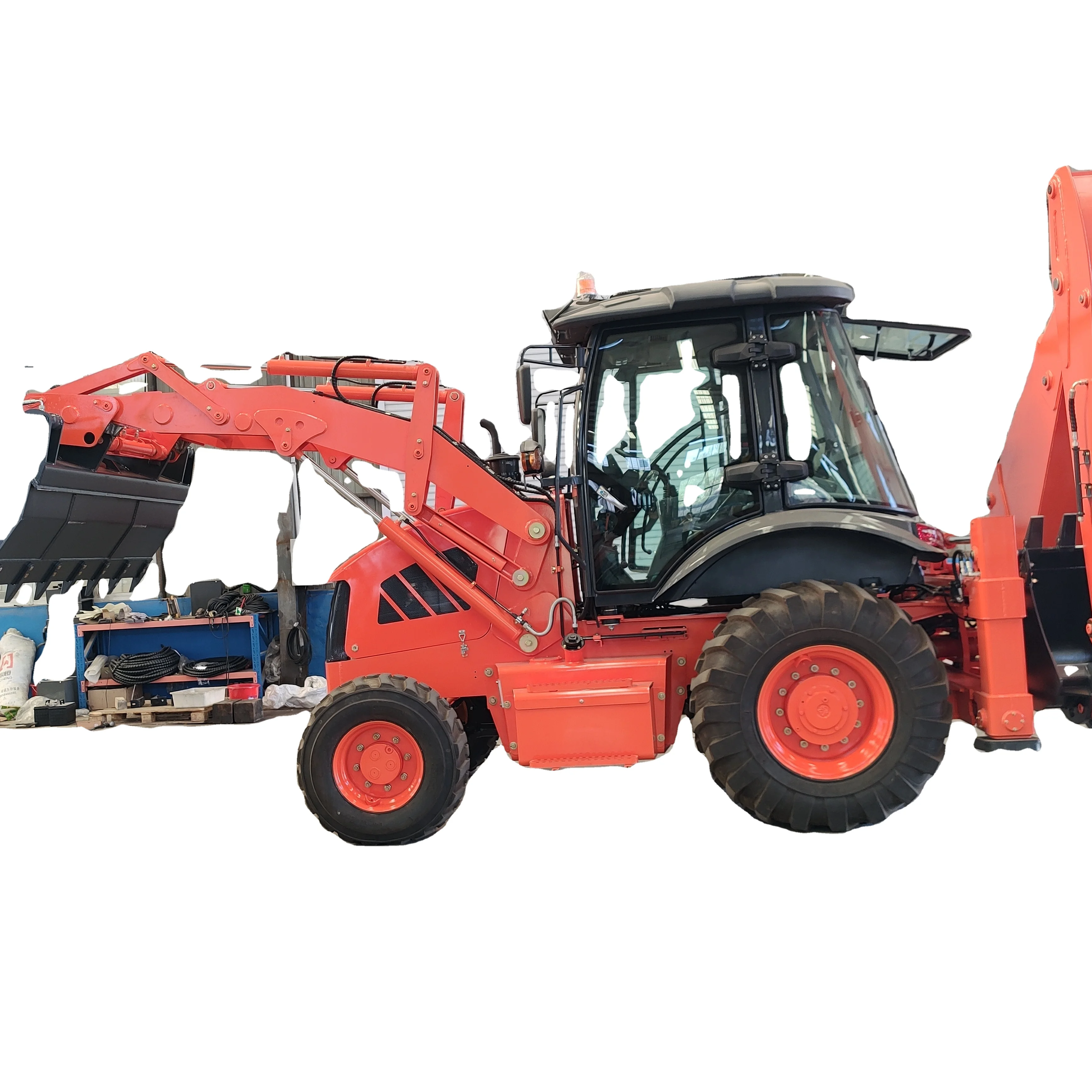 4x4 wheel/backhoe loader backhoe digger excavator loader for sale