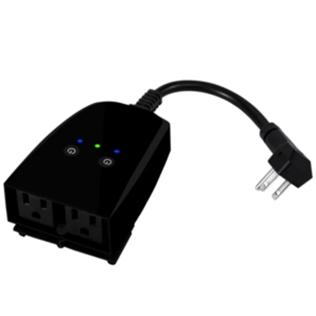 Tuya интеллектуальных домашних Wi-Fi США 15amp IP44 водонепроницаемая розетка alexa наружная умная штепсельная Вилка для сада и бассейн