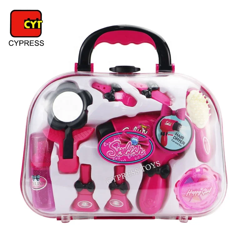 Electric Hair Dryer Beauty Salon Toy Kids Makeup Kit Toy Makeup Set Toy For Children