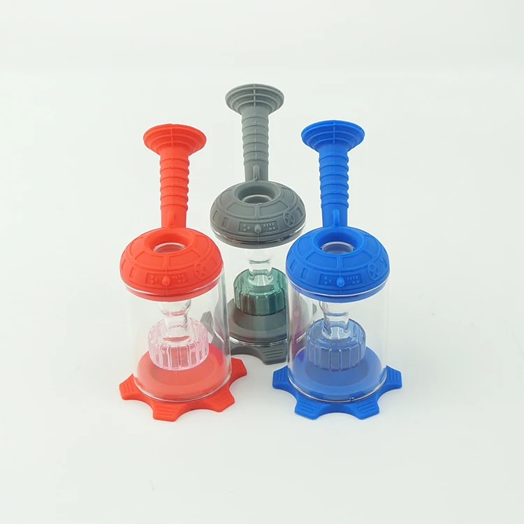 wholesale silicone weeding jar glass accessories water smoking pipes silicone smoking pipes tobacco hand water pipes