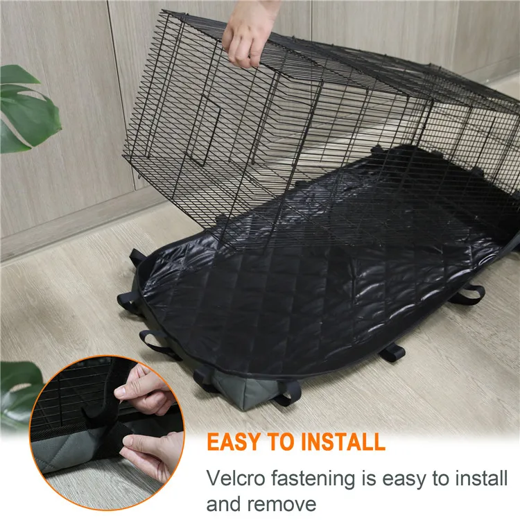 Mydays Outdoor Water-proof Breathable Chew Proof Soft Airline Pet Dog Guinea Pig Three-layer Cage Crate Kennel Base Mat Pad