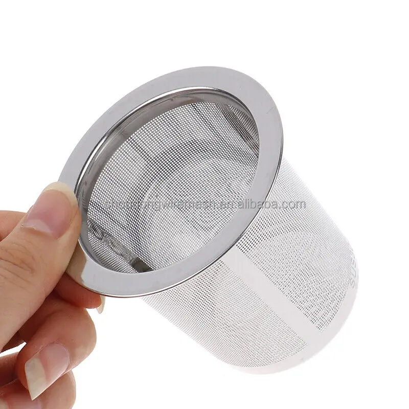 304 316 stainless steel metal tea strainer Mesh Tea Infuser Strainer