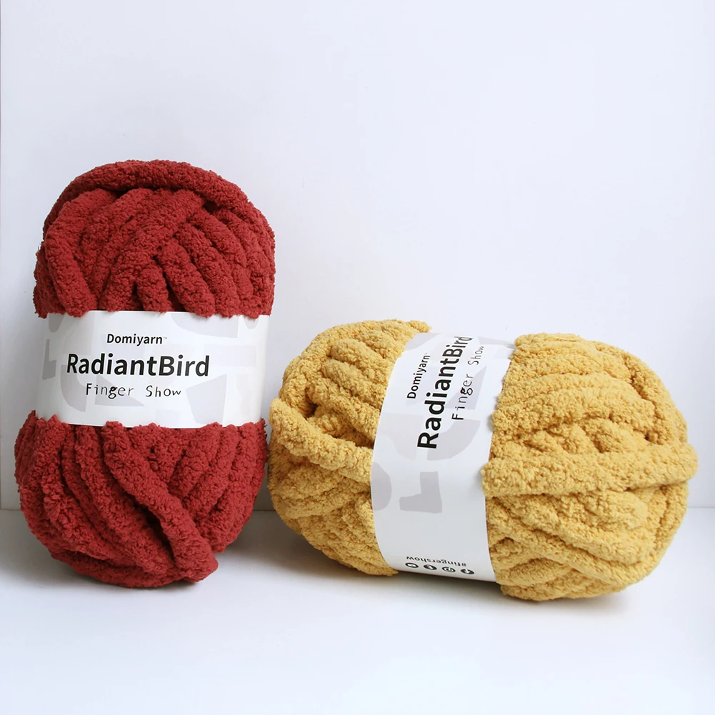 Finger Show 226g/256m Factory Price Chenille Yarn Crochet for Blanket Kennel Mat
