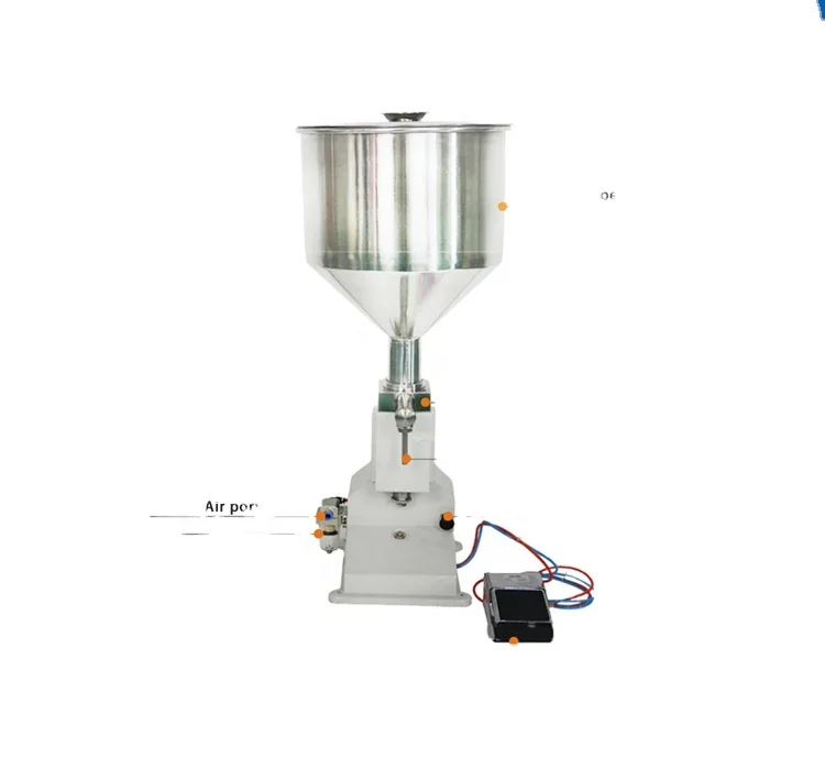 Small Business Tabletop Desktop Semi Automatic Oneheads Oil Juice Bottle Liquid Filling Machine