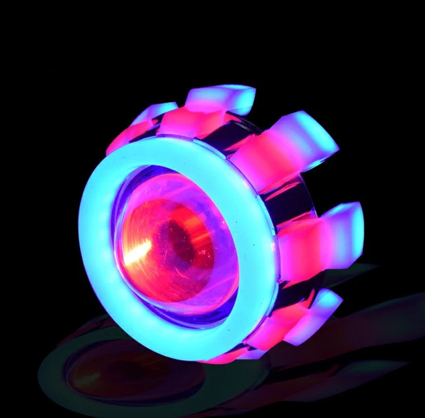 Новейшие 3 глаза ангела + глаз демона мотоцикл светодиодный головной свет для