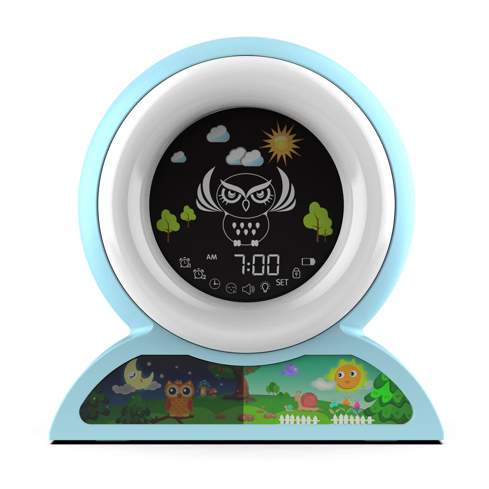 New sleep traning ok to wake up kids alarm clock  for bed room