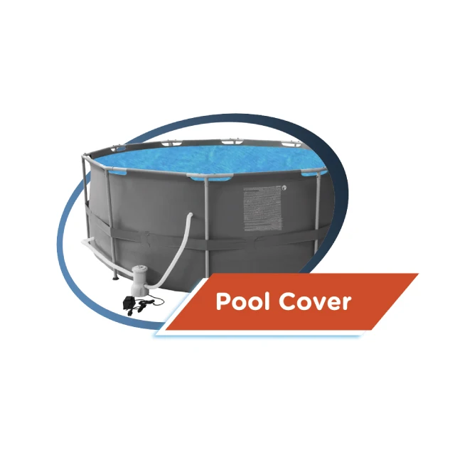 Customized Outdoor Frame Swimming Pool with Pool Accessories Pump Cleaner Cover Ladder MESH-PVC 427*427*122cm CN;JIA 60003 OEM