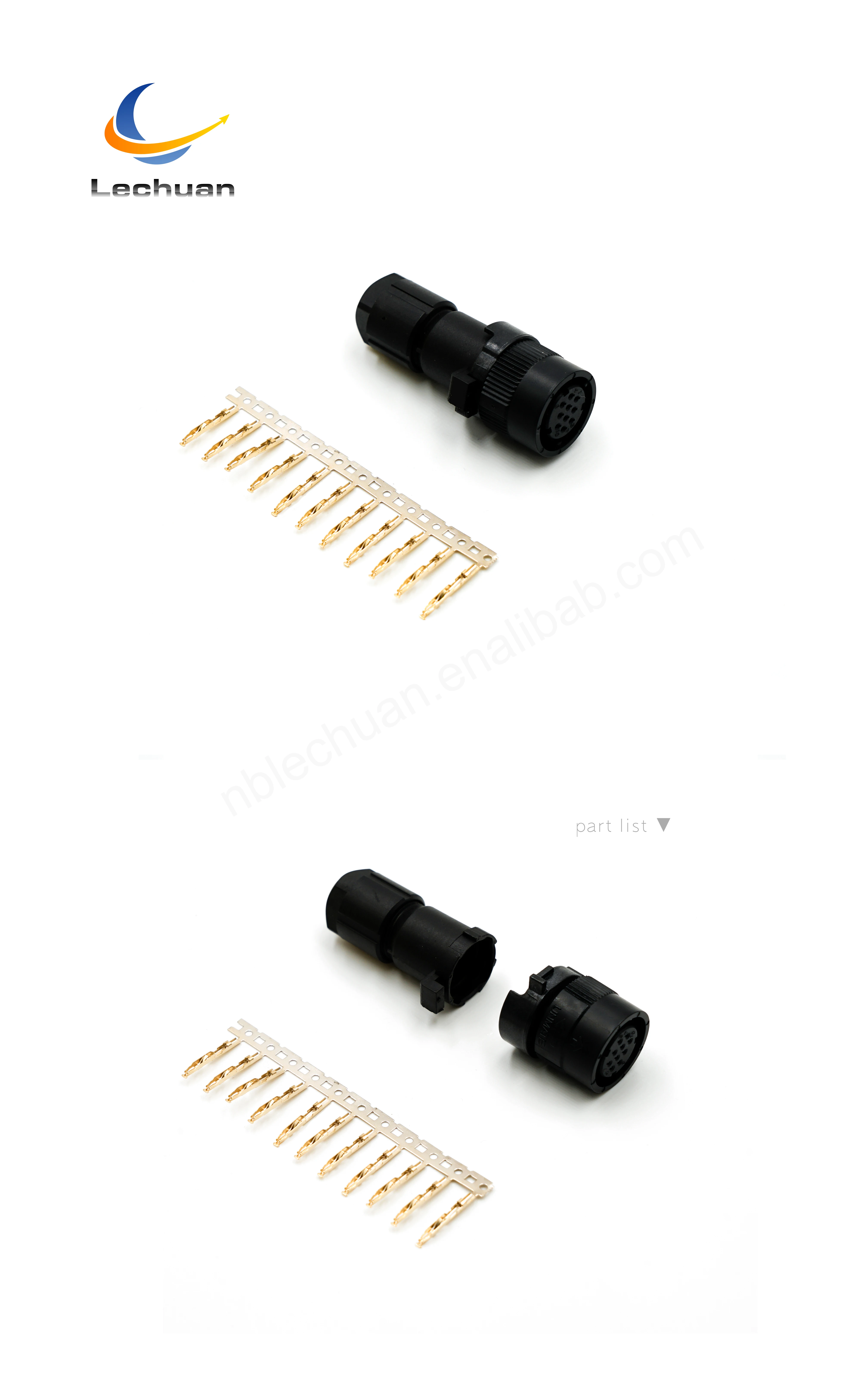 Factory manufacturing cm10 ddk connector plastic 5pin circular connector connector 5015