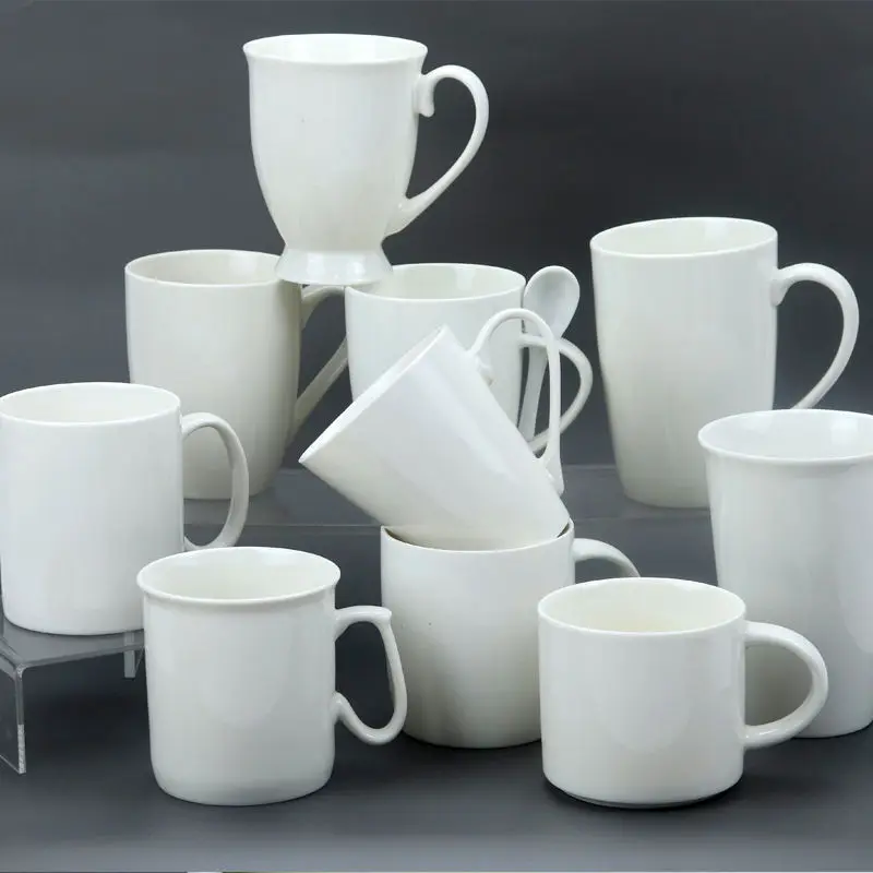 11 oz White Nordic Ceramic Coffee Mug With Logo Cup Supplier Custom Tea Mugs Customize Wholesale Sublimation Porcelain Cups