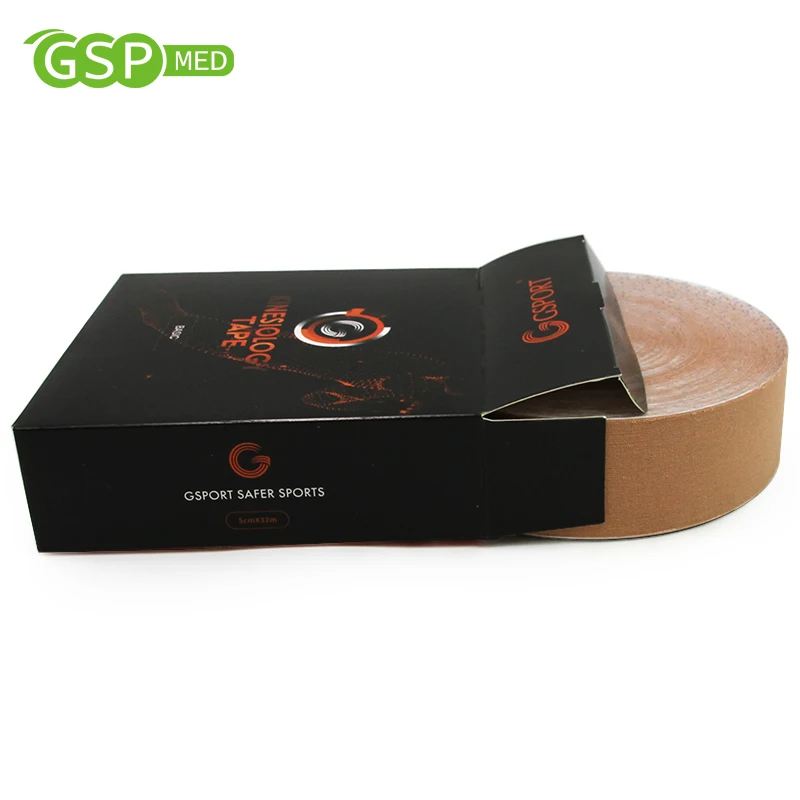 95% Cotton Fabric Waterproof Muscle Relief Kinesiology Tape