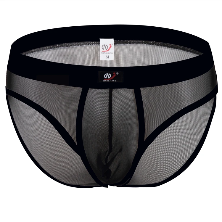 Transparent OEM ODM factory manufacturing custom briefs mens underwear